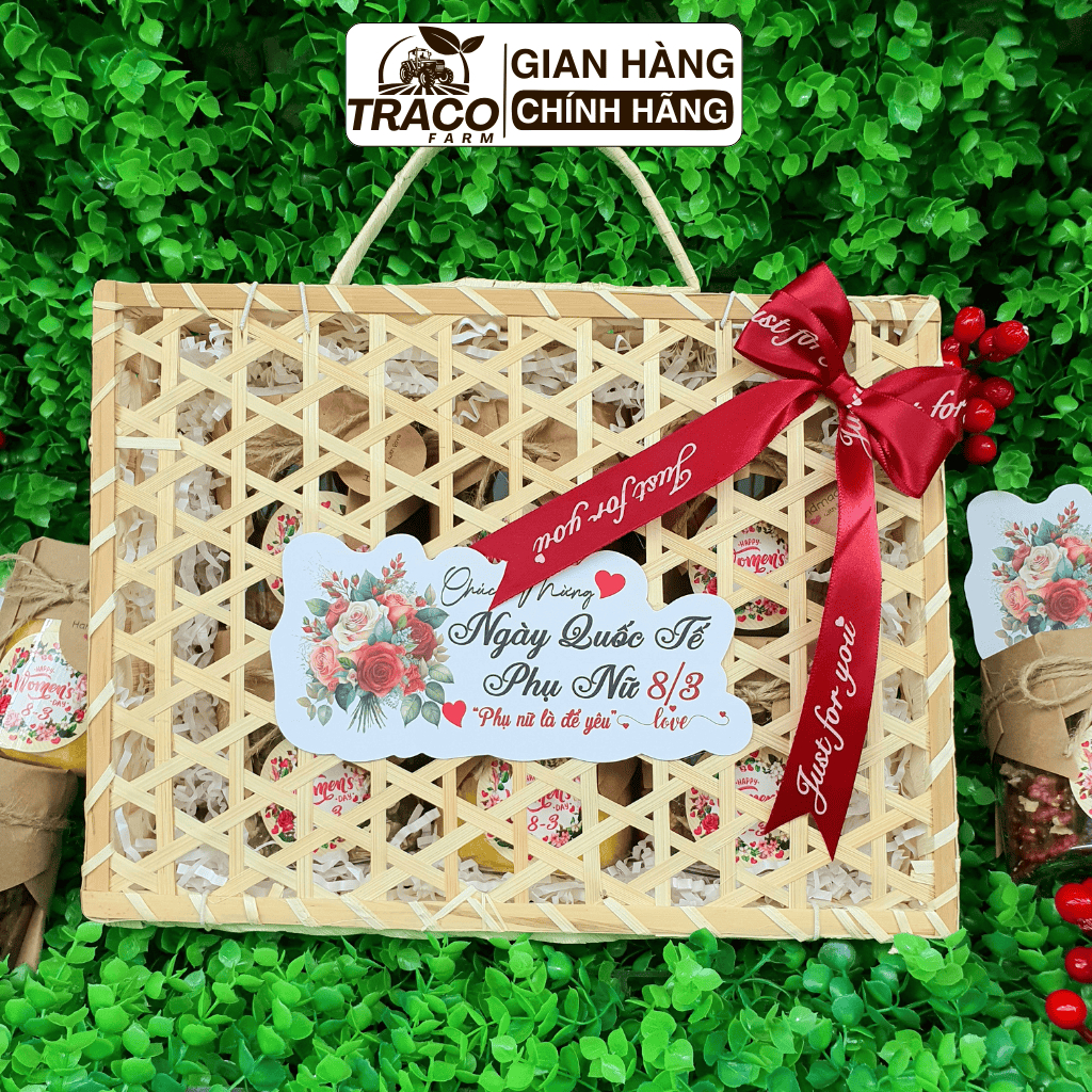 Giỏ Quà 8/3 Hạt Dinh Dưỡng – Quà Biếu Ngày Phụ Nữ Việt Nam - Set Quà Tặng Healthy Dịp 8/3 Vali6