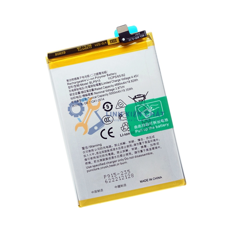 Pin dành cho Oppo A17k CPH2471 5000mAh Zin