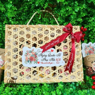 Giỏ Quà 8/3 Hạt Dinh Dưỡng – Quà Biếu Ngày Phụ Nữ Việt Nam - Set Quà Tặng Healthy Dịp 8/3 Vali6