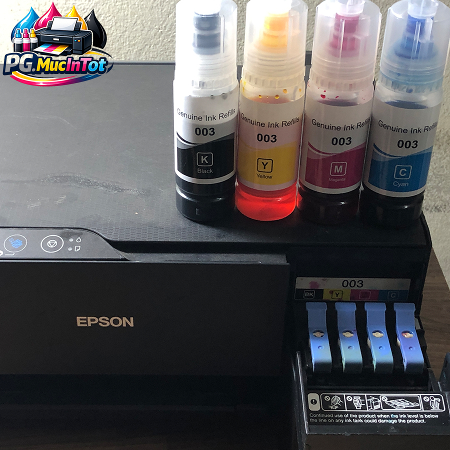 Mực In 003 Cho Máy In Epson L1110 / Epson L1210 / Epson L3110 / Epson L3250 – Mực Tốt, In Đậm Nét