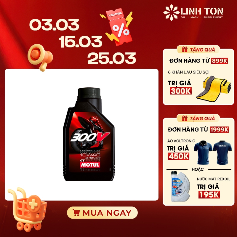 Nhớt nhập khẩu Pháp Motul 300v 10W40