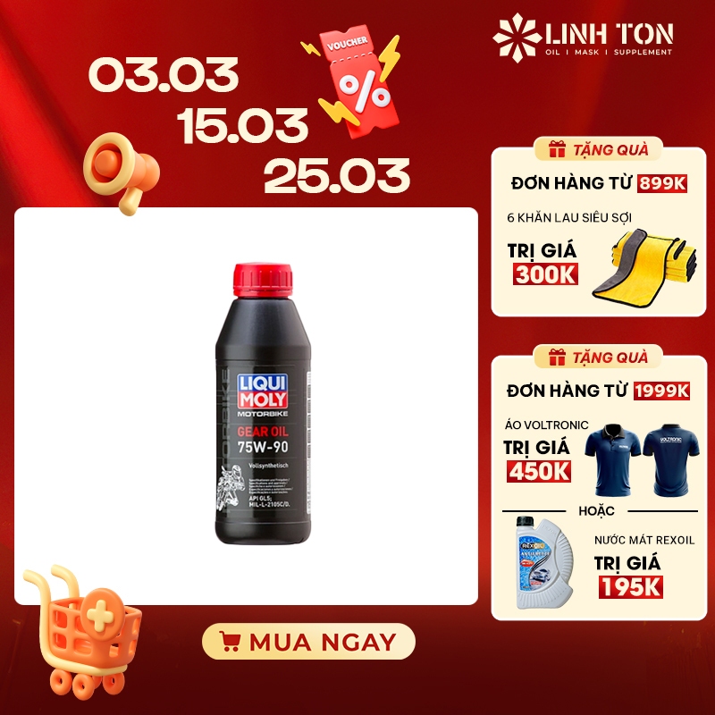 Nhớt Hộp Số Xe Tay Ga (Nhớt Lap) Liqui Moly Gear Oil 75W90