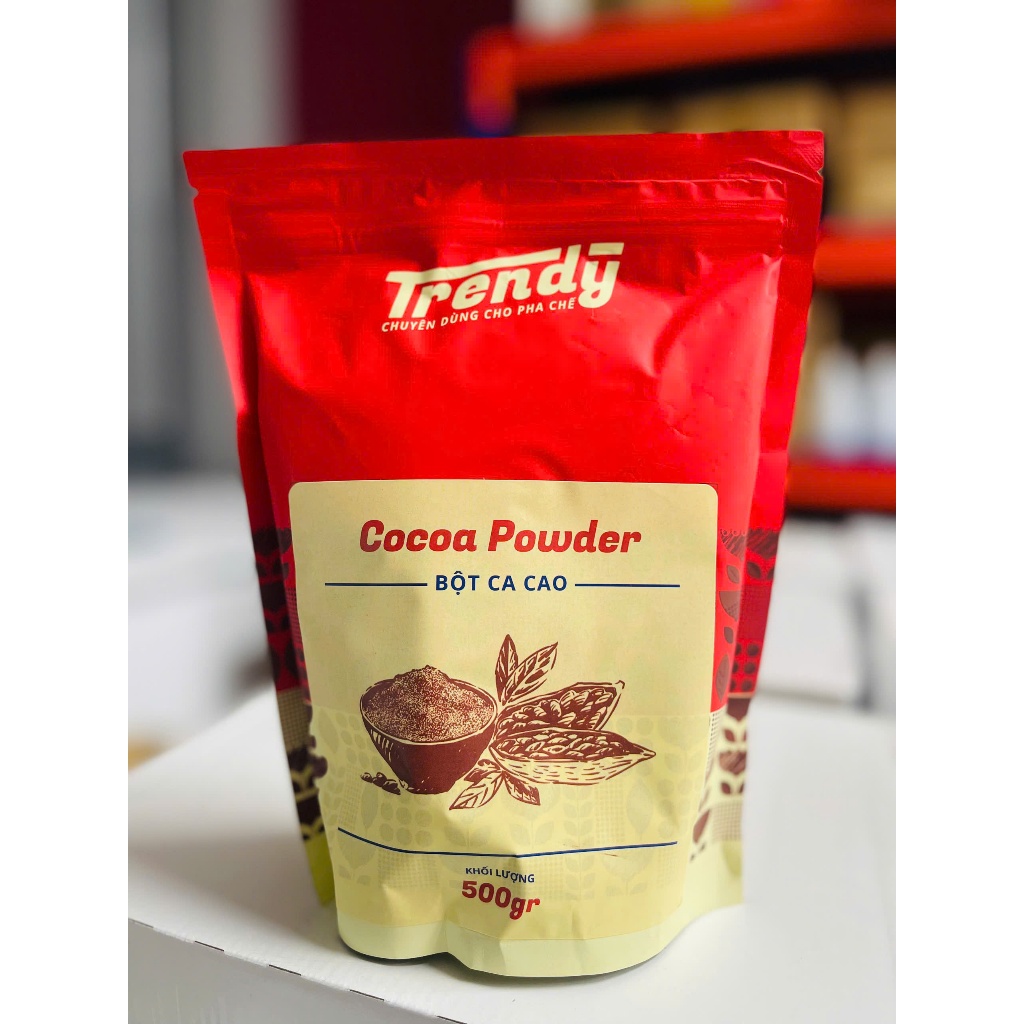 Bột Cacao TRENDY gói 500gr - bột cacao nguyên chất