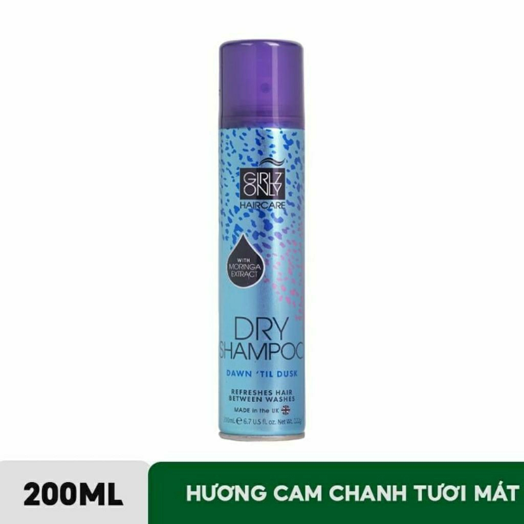 Dầu Gội Khô Girlz Only Dry Shampoo