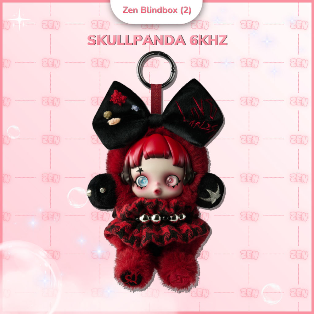 [CHÍNH HÃNG] Skullpanda 6KHZ Móc Khóa Gấu Bông Skullpanda Phiên Bản Giới Hạn Chỉ Bán Tại EU