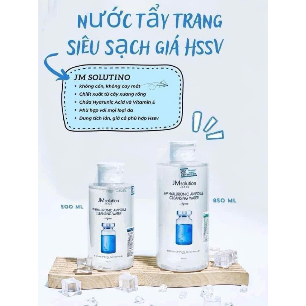 Nước tẩy trang JM Solution