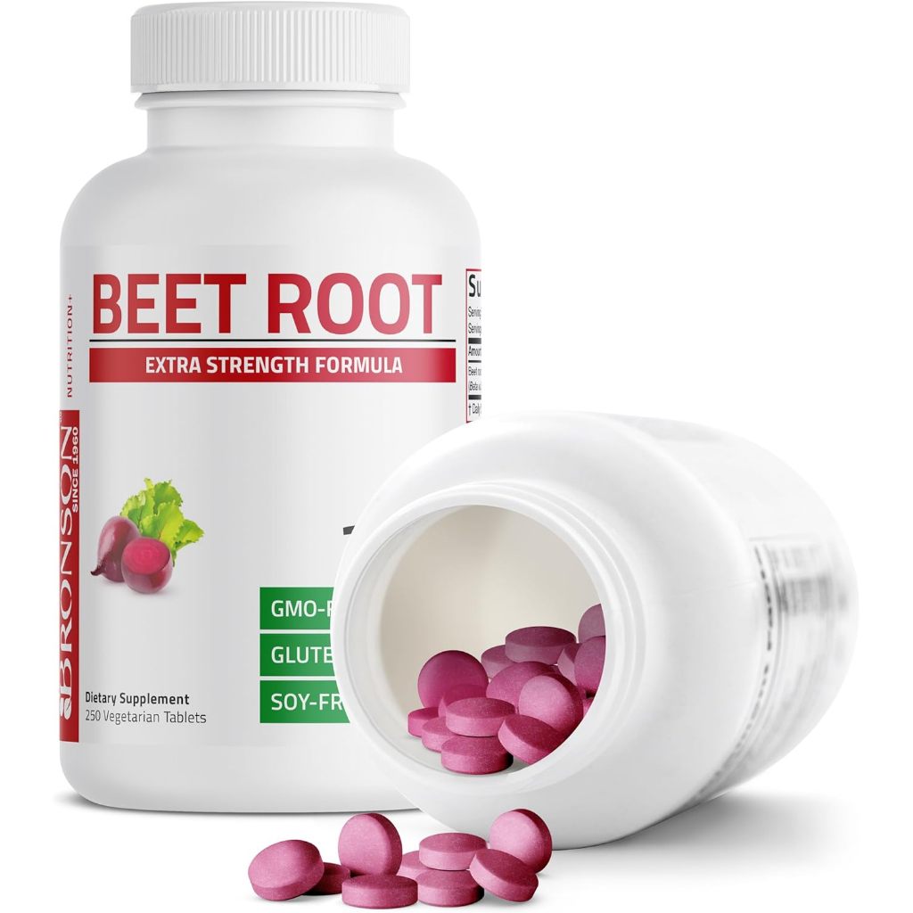 Củ dền đỏ Beet Root Bronson viên uống [Hàng Mỹ]