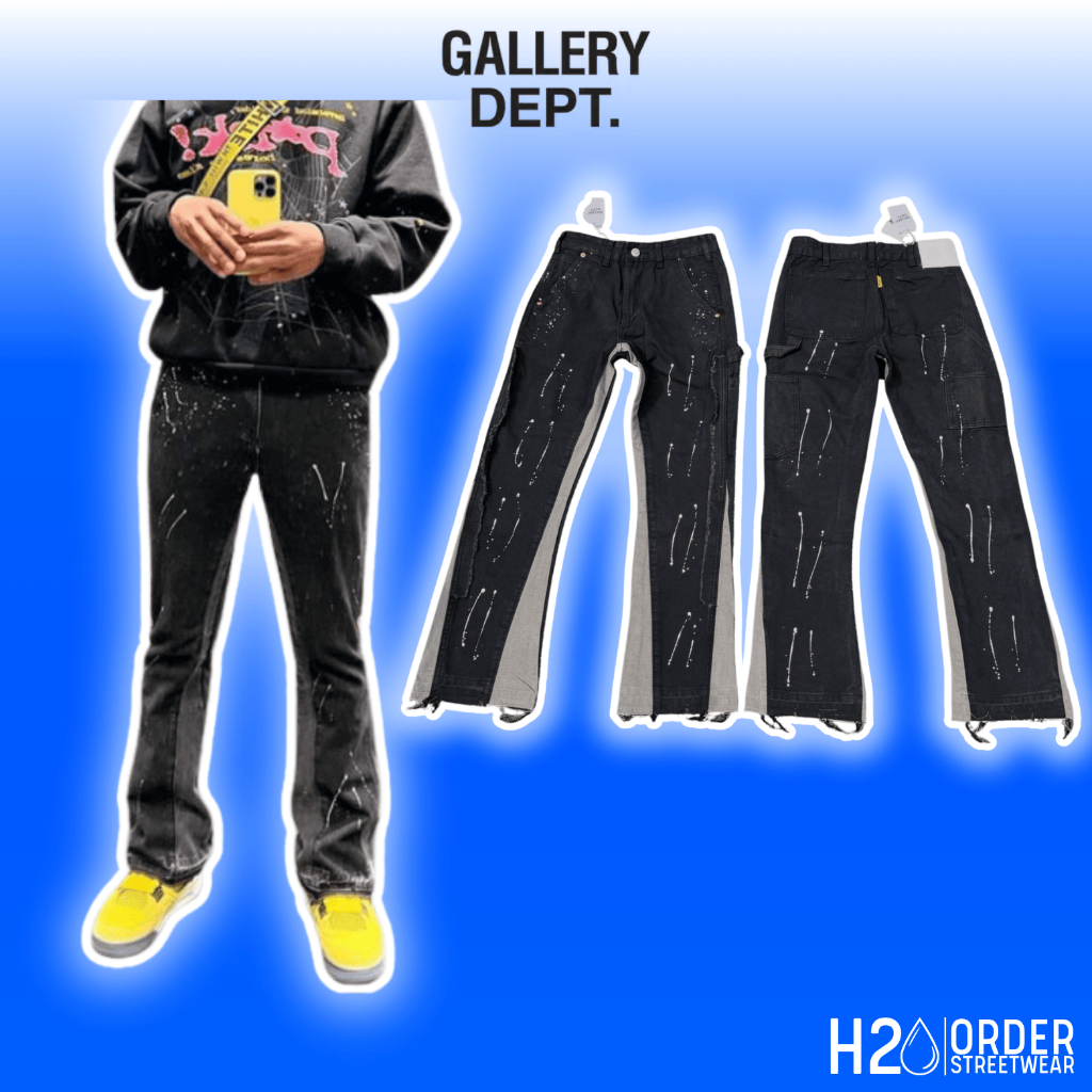 (Best Quality) Quần Jean Ống Loe Gallery Dept, Quần Bò Ống Loe Vảy Sơn Streetwear Hypebeast Tôn Dáng