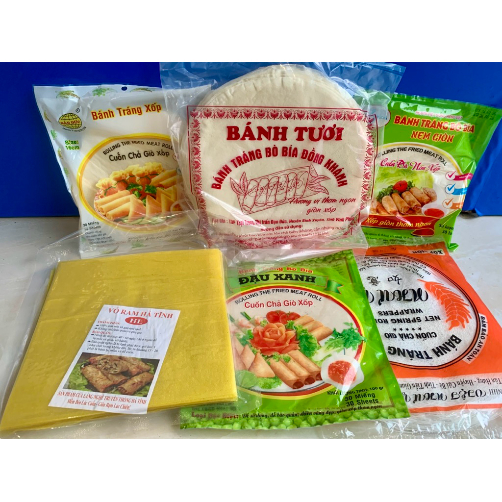 (Giá Tại xưởng) Vỏ bánh bò bía cuốn nem,cuốn bò bía giòn ngon