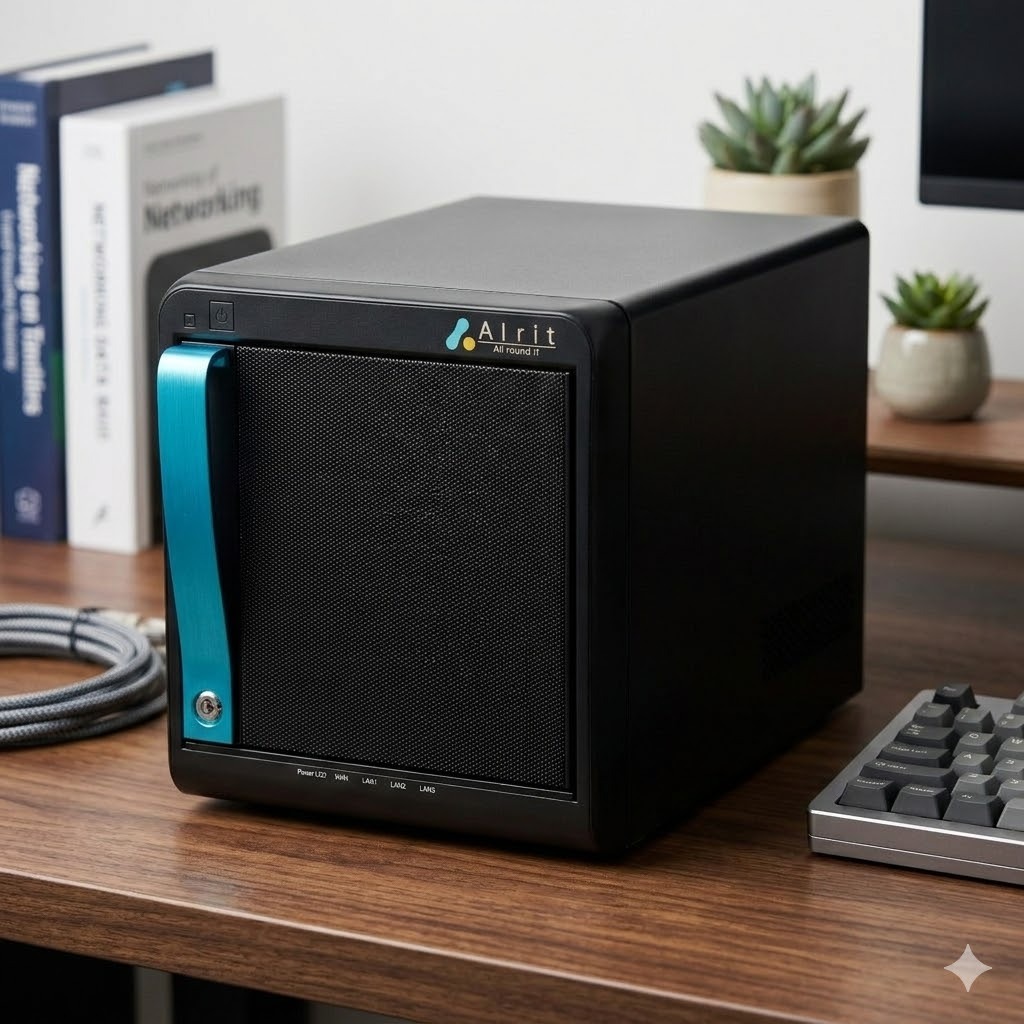 nas Alrit v2 chạy synology 7.3 mới nhất, CPU C3558 cực mạnh, PCI, ssd boot siêu tốc