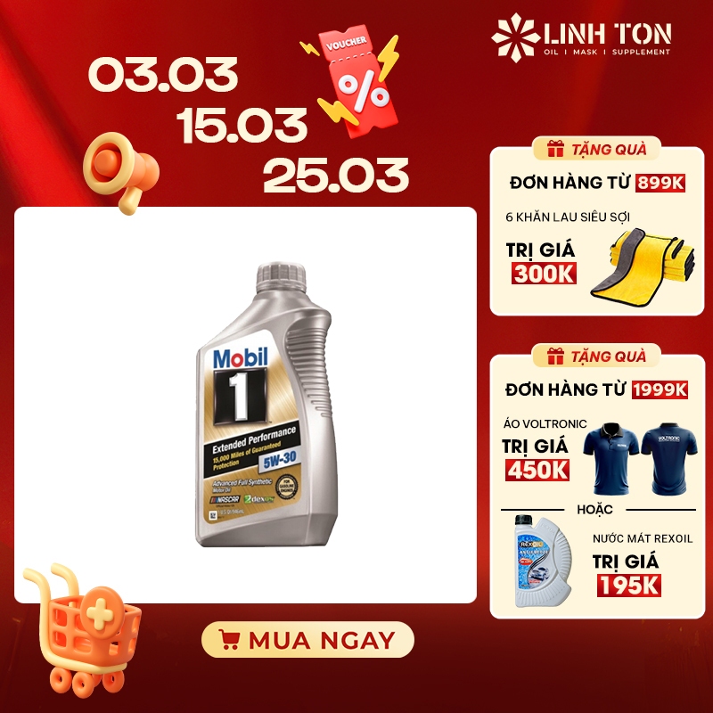 Nhớt Mobil 1 5W30 Gold