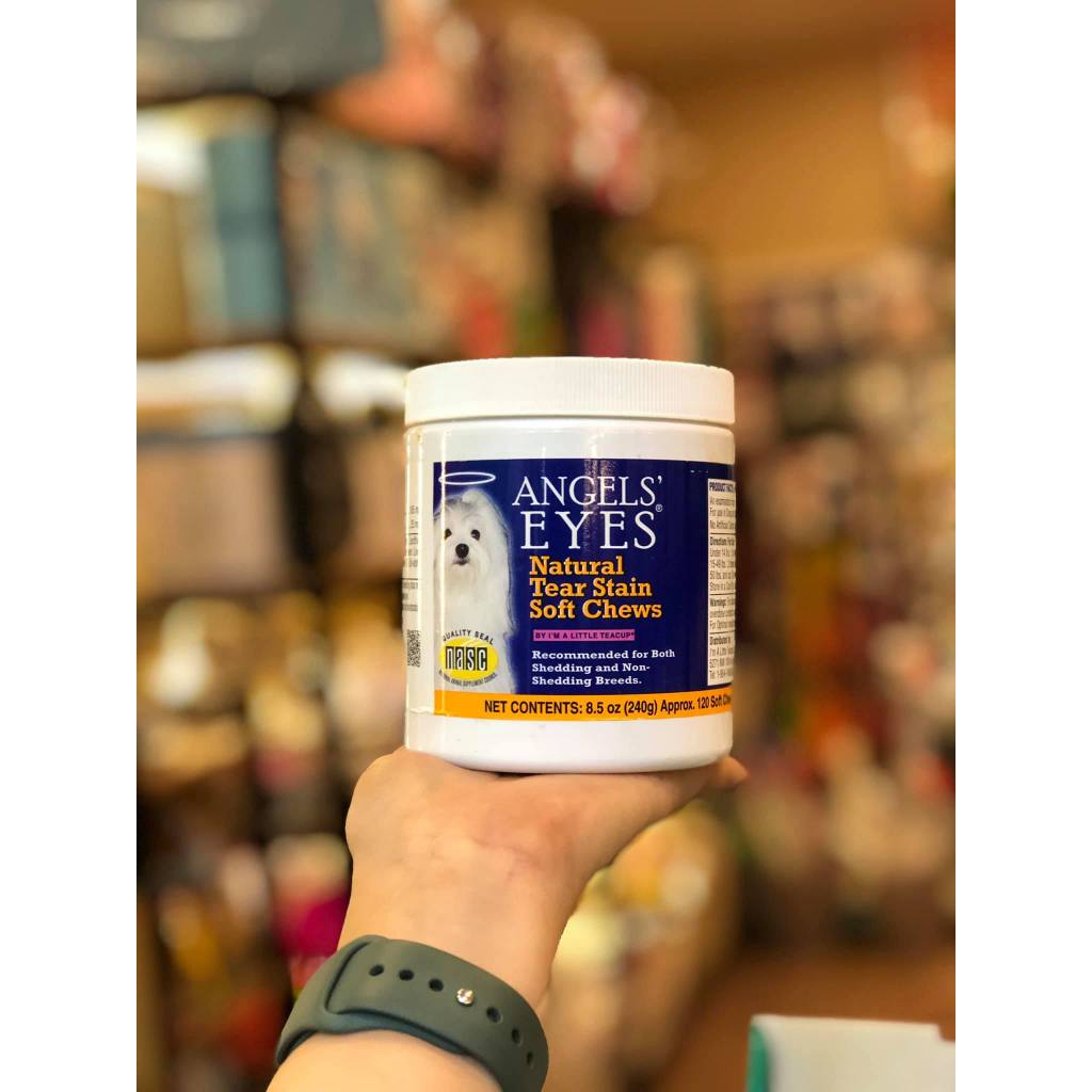 Angels’ Eyes Plus USA – Viên chăm sóc vùng mắt cho chó mèo | Hỗ trợ giảm ghèn & nước mắt hiệu quả