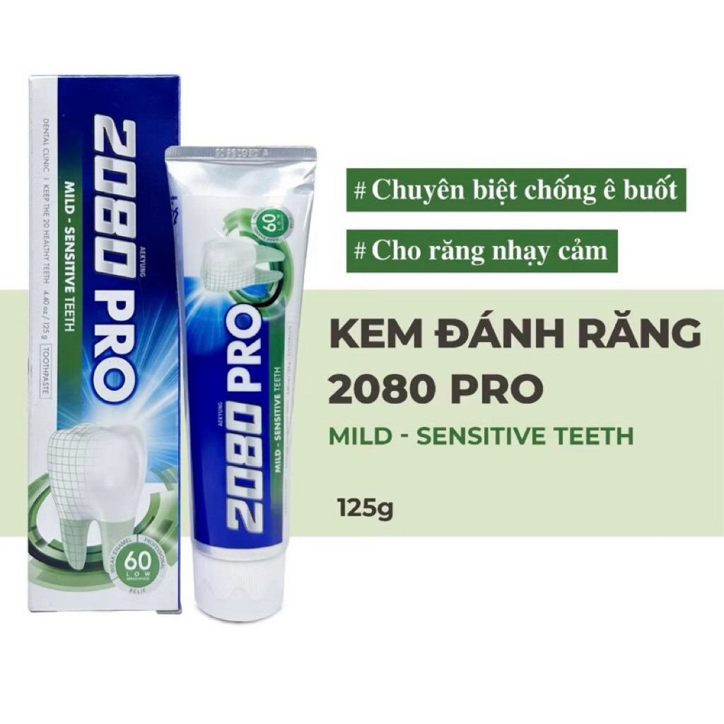 KEM ĐÁNH RĂNG CAO CẤP HÀN QUỐC 2080 PRO MILD