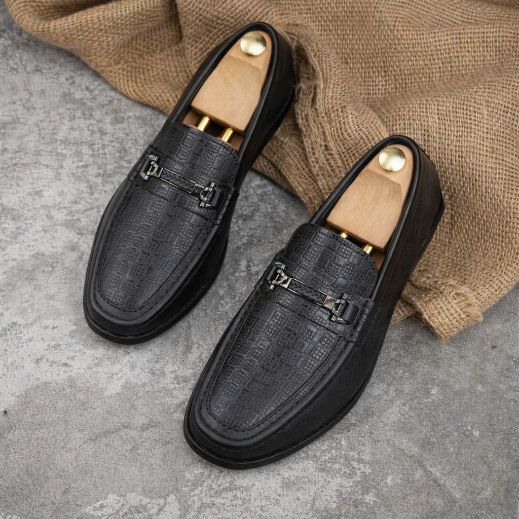 Giày lười nam da bò cao cấp moccasin - VGT012