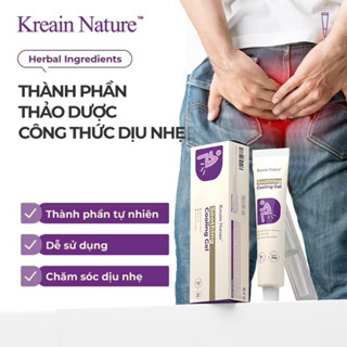 Gel Bôi Trĩ Kreain Nature Hỗ Trợ Giảm Ngứa Rát, Khô Thoáng Vùng Da Nhạy Cảm, Gel Thảo Mộc Làm Dịu Sưng Nóng Hiệu Quả 20g