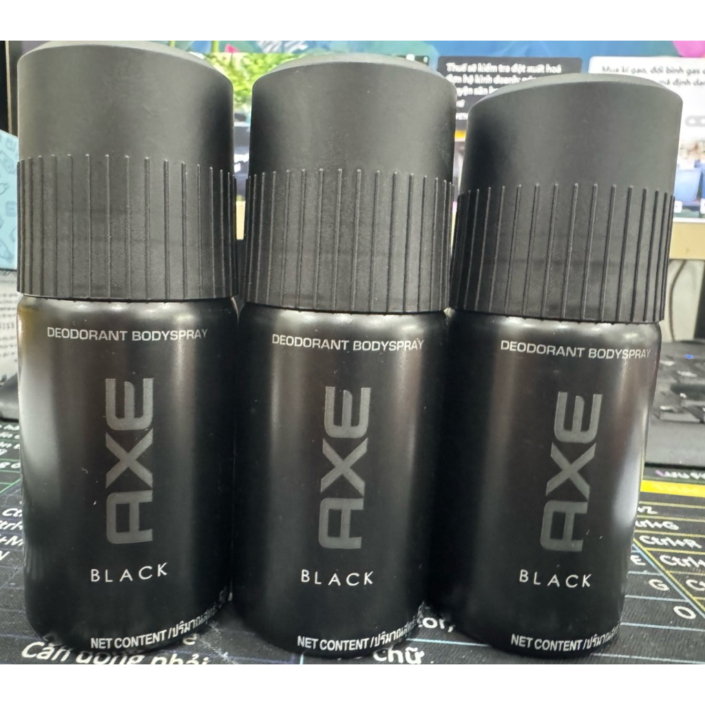 combo 3 chai - xịt khử mùi AXE black 50ml