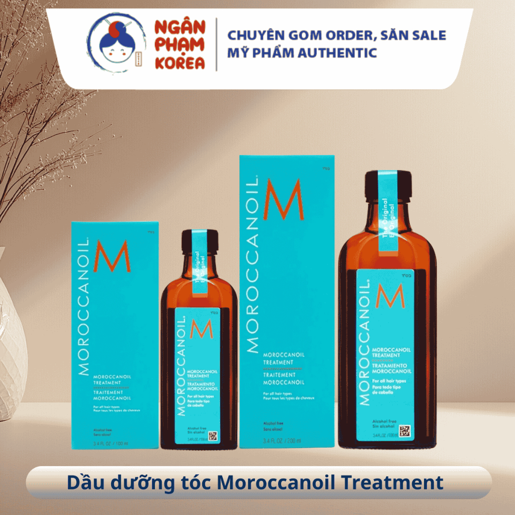 Tinh Dầu Dưỡng Tóc Moroccanoil Treatment Original l Phục Hồi, Nuôi Dưỡng Tóc, Giảm Chẻ Ngọn l Ngân Phạm Korea