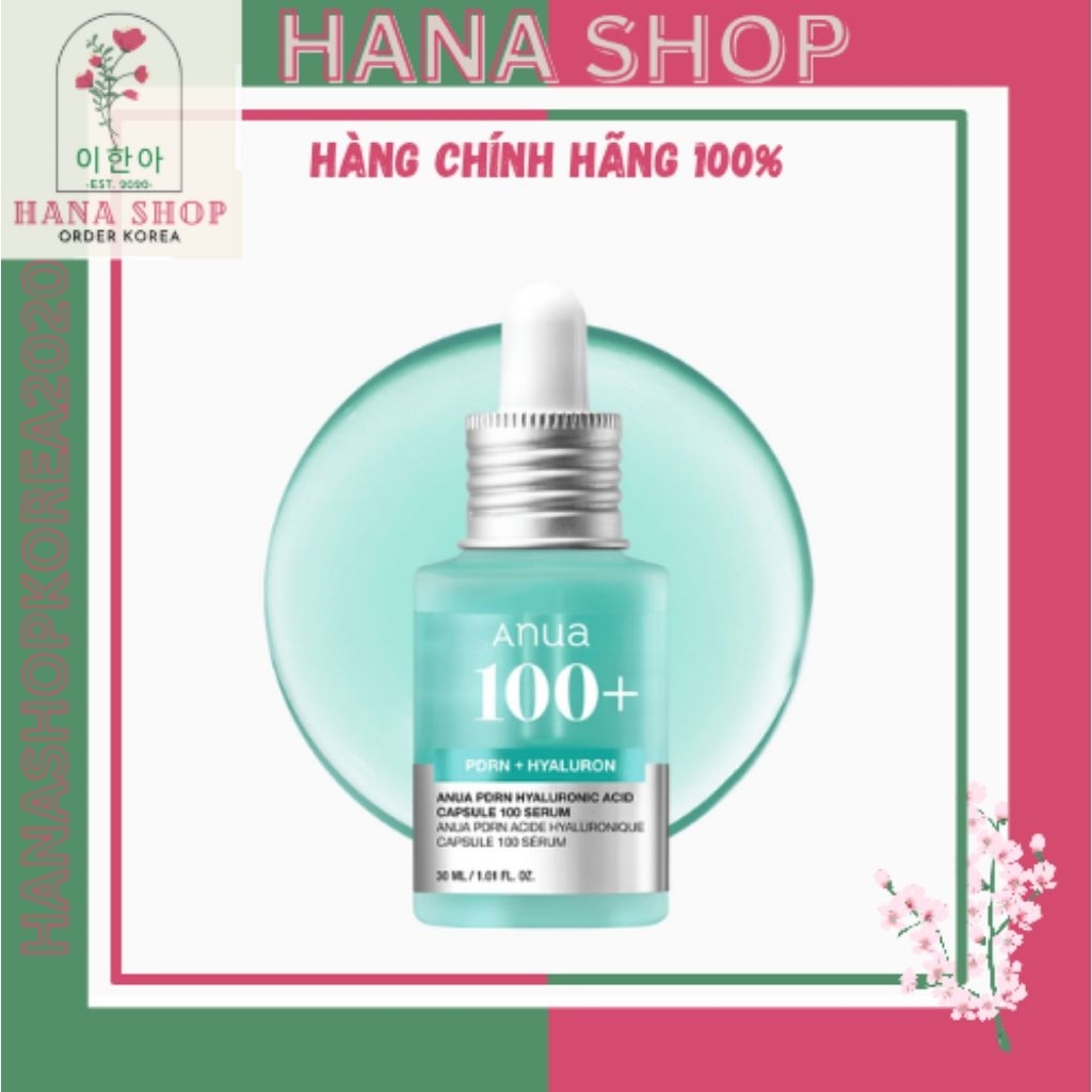 [Auth] Serum PDRN Phục Hồi Da Căng Bóng, Mờ Nếp Nhăn ANUA PDRN Hyaluronic Acid Capsule 100 Serum 30M