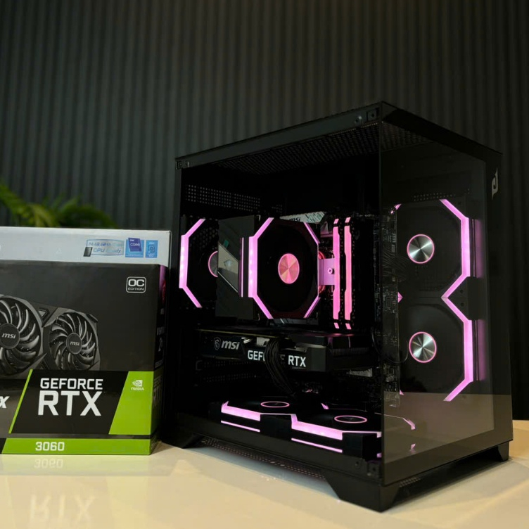 FULL CASE PC I5 14400F+ RTX 3060 12GB