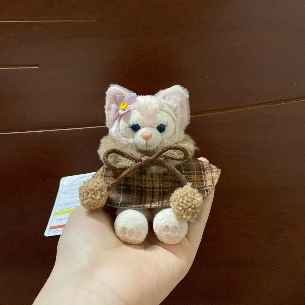 [SẴN] Móc khoá Cáo Linabell mặc áo choàng, Duffy and Friends, đầy đủ tem tag, móc khoá treo túi xách