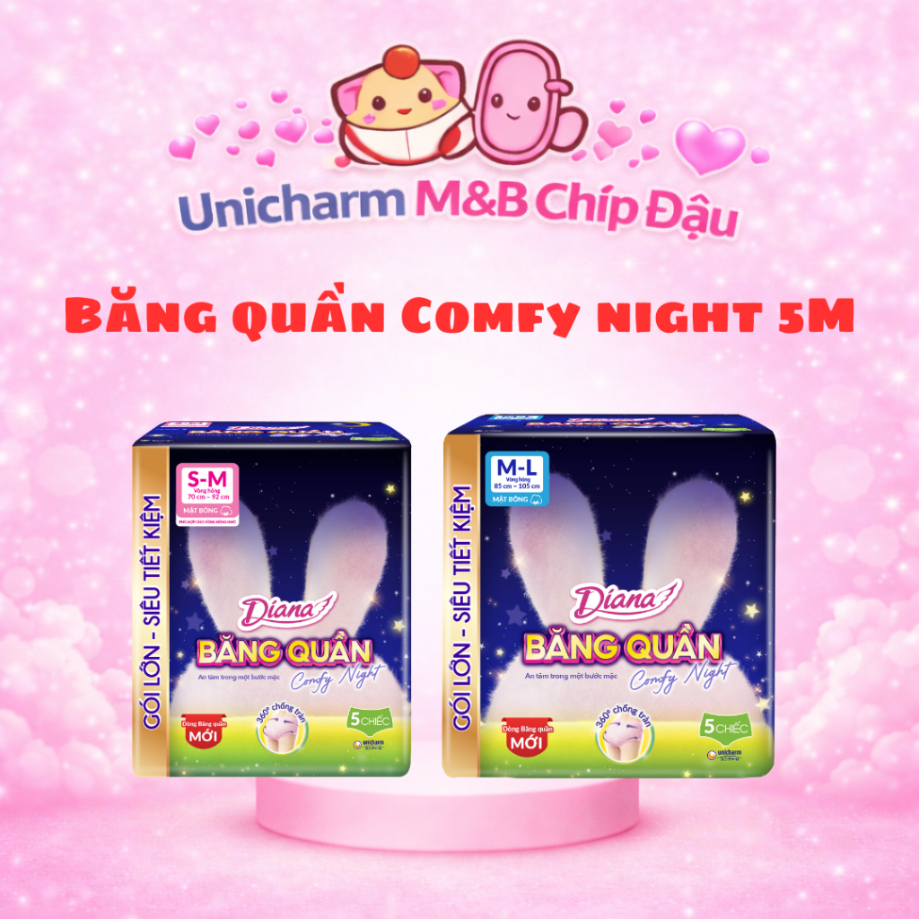 Băng quần Dian comfy Night 5M SM/ML