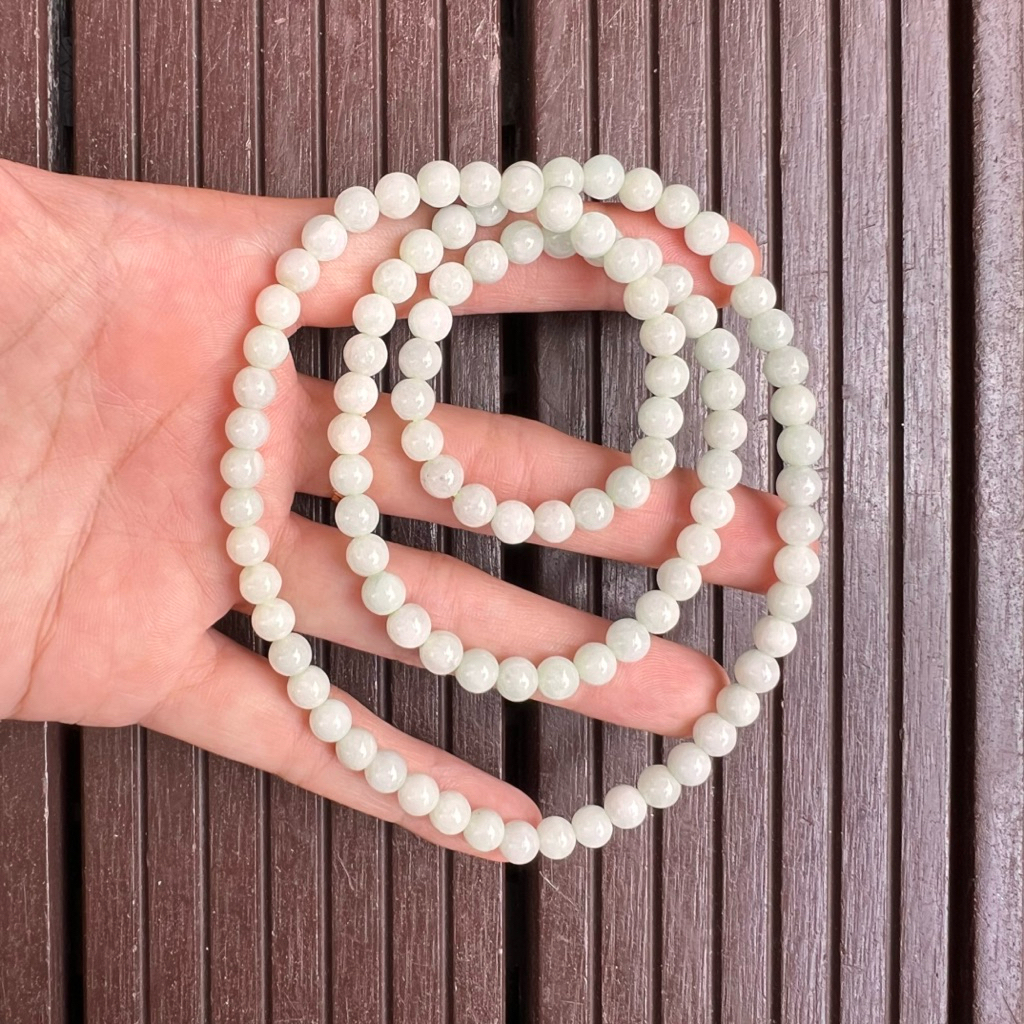 Vòng tay 108 hạt - Dây cổ Ngọc Cẩm Thach (hạt 6mm)