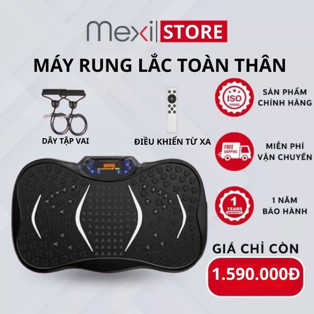 Máy Rung Lắc Toàn Thân Tích Hợp Máy Rung Bụng Loại Mỡ Thừa Giảm Mỡ Thừa Thon Gọn Dáng Thư Giãn Cơ Thể