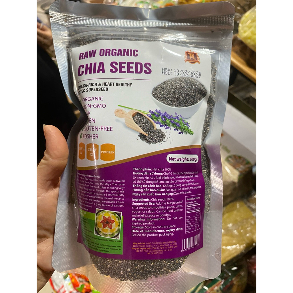 [ Giá Rẻ] 1kg Hạt Chia thơm ngon