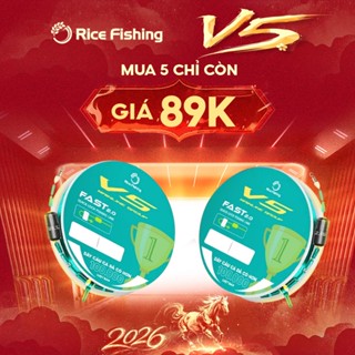 Dây trục câu đài cước câu cá Rice Fishing dây trục V5 nylon lụa Nhật siêu mềm tăng sức tải DC-21