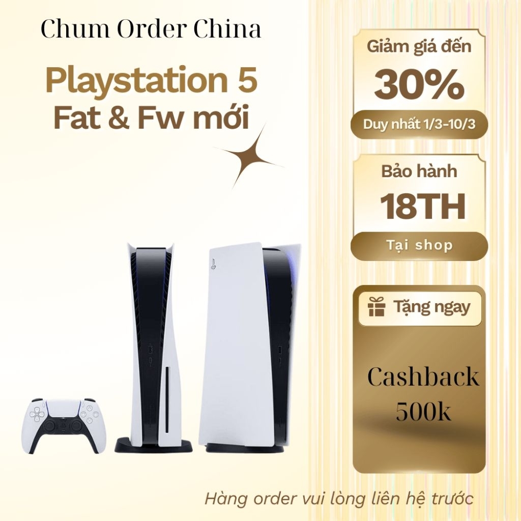 [ Cashback 500K ] Bộ chơi game PS5 và PS5 Slim (BH 1 năm ) cũ đẹp