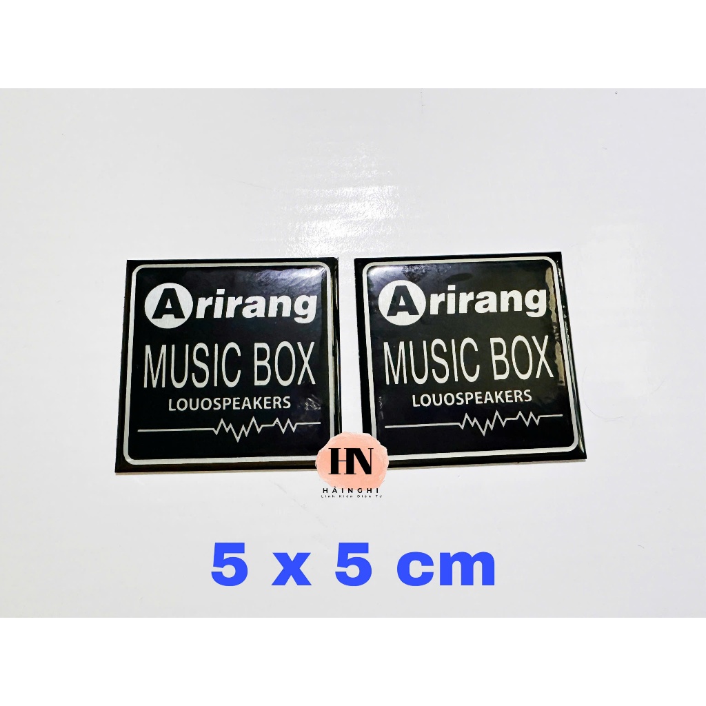02 TEM Loa Thùng - Loa Kéo Nhựa Dẻo Ariang ( Sản Phẩm Không Sẵn Keo Dán )