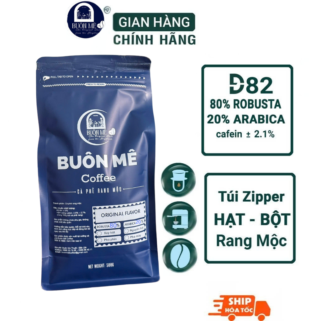 500g cà phê rang mộc - NGUYÊN HẠT CHƯA XAY DÀNH CHO PHA MÁY - cafe sạch DAKLAK - alan cofee coffee -