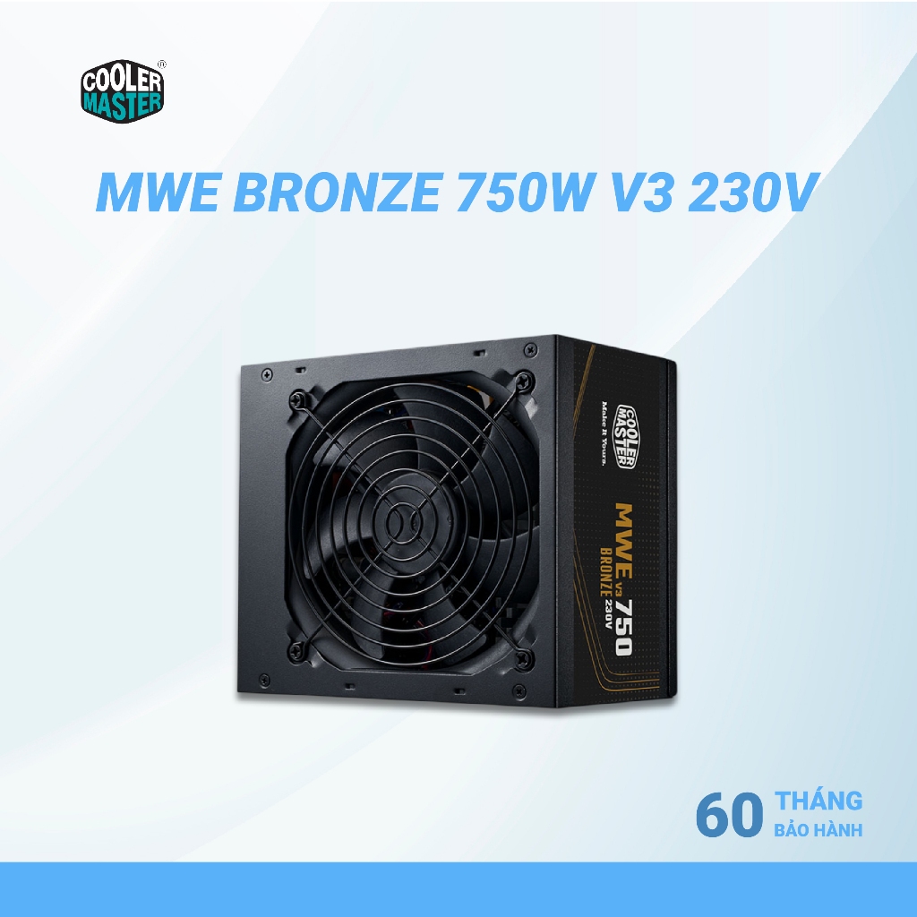 Nguồn Cooler Master MWE 750 BRONZE V3 230V - NEW - BH 60 Tháng