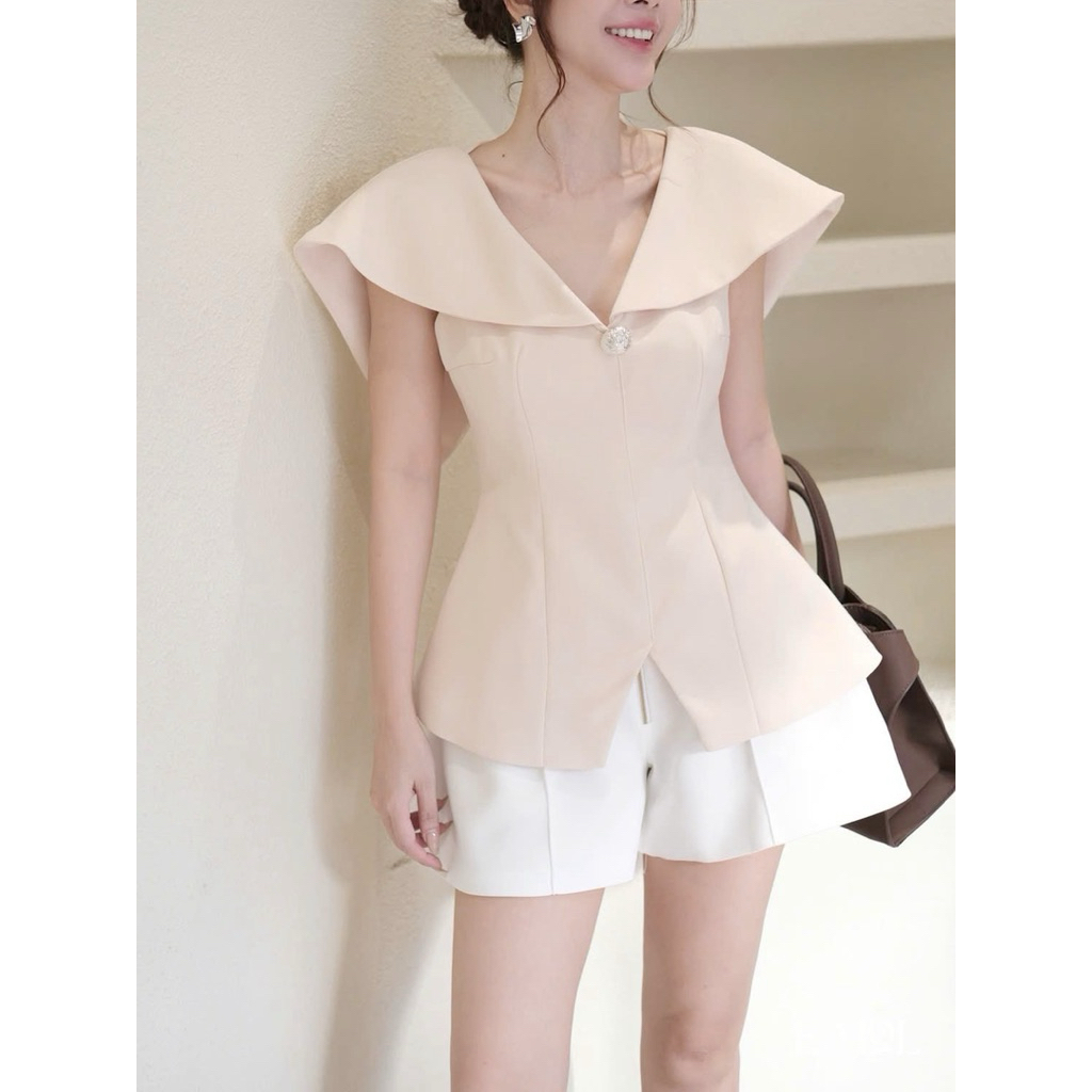 Áo sơ mi kiểu nữ thiết kế phong cách sang trọng Lyan Shirt