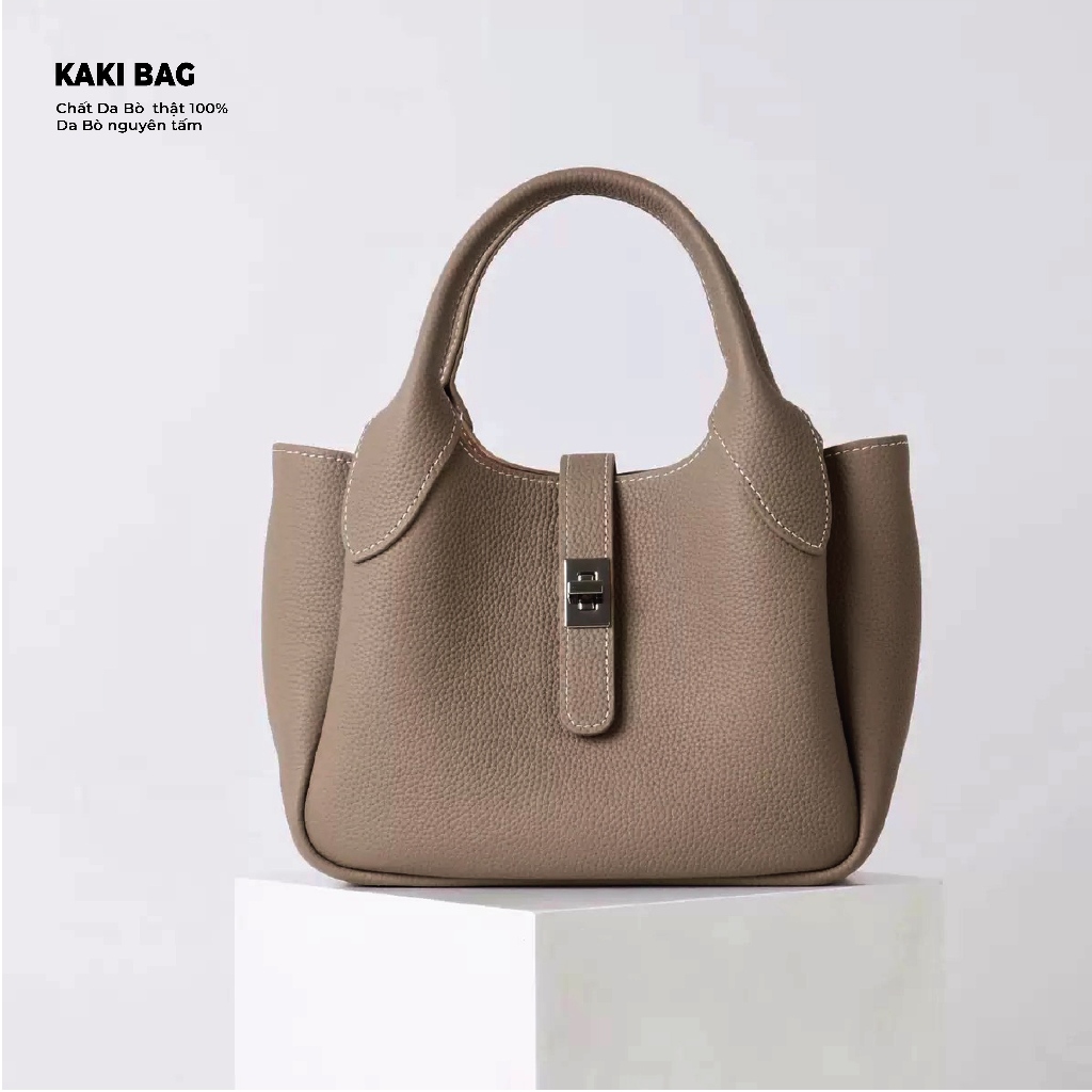 TÚI XÁCH NỮ NALYN KAKI BAG  DA THẬT