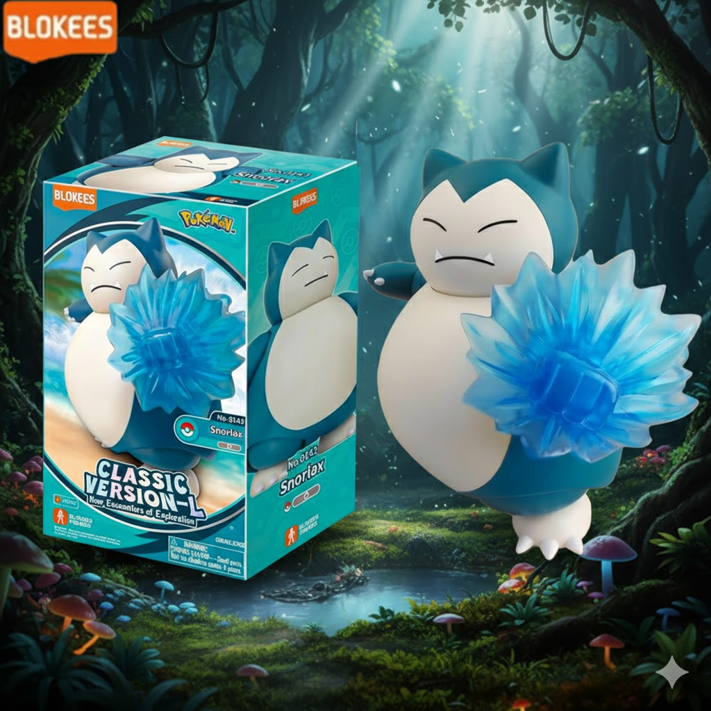 Mô Hình Pokemon Snorlax Blokees EP20 CV-L Chính Hãng Blokees