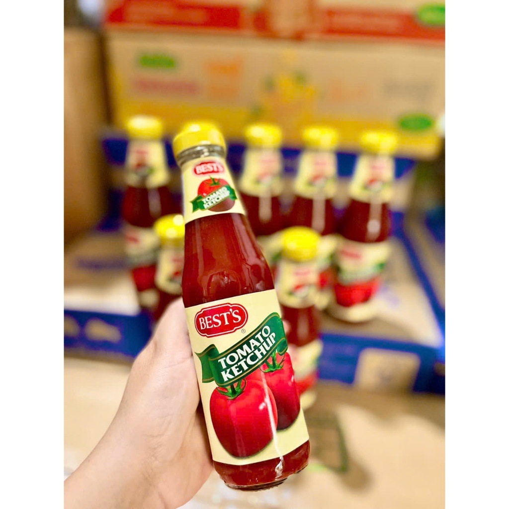 Sốt Cà Chua Best's  Chai 330g - Nước Chấm Các Món Chiên - Malaysia Nhập Khẩu Chính Hãng