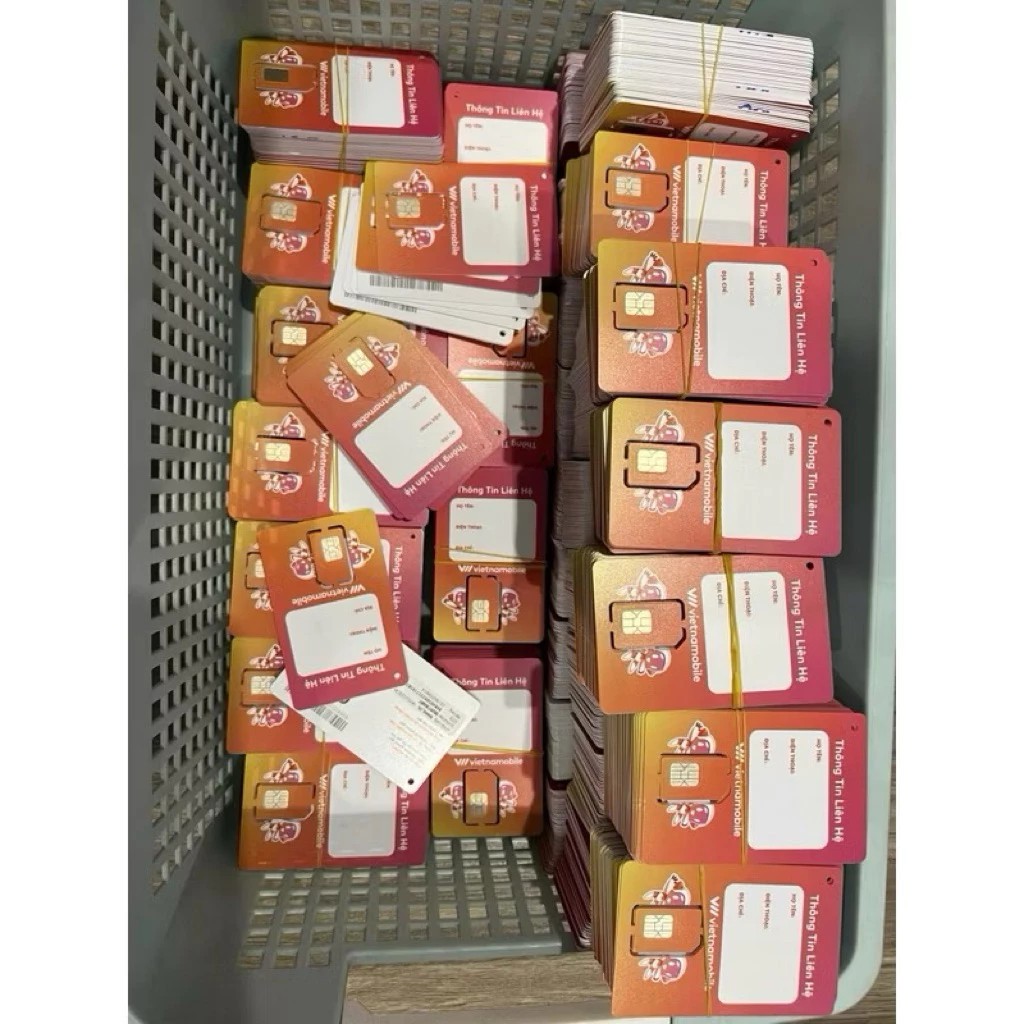 Kho Sim Vietnamobile giá rẻ nhận OTP nhiều dịch vụ