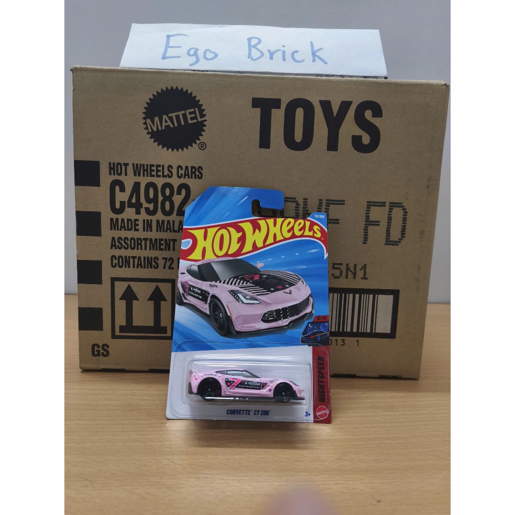 [HW] Xe mô hình Hot Wheels Corvette C7 Z06 tỉ lệ 1:64