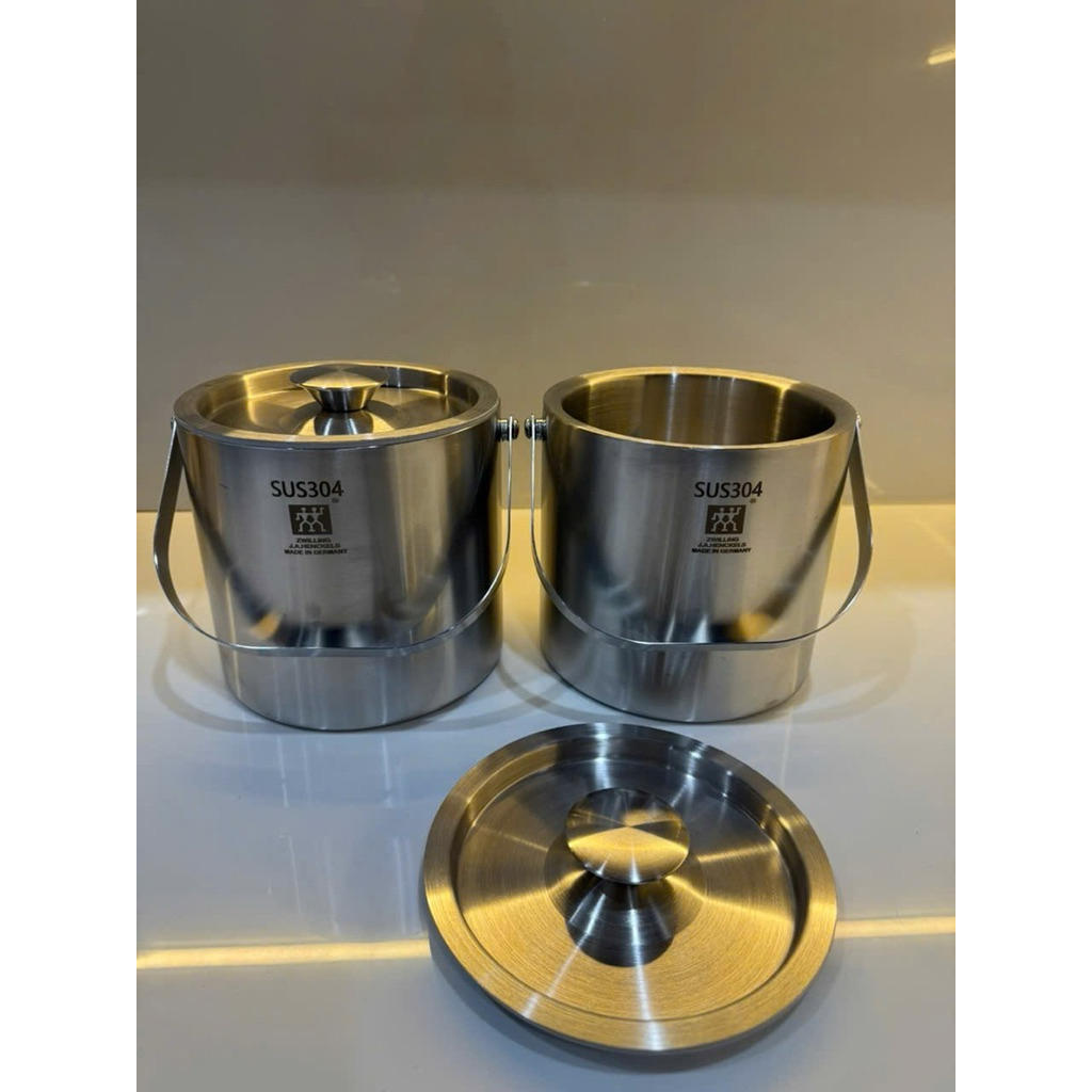 Xô Đá Zwilling Đức Made in Germany 3lít - Xô Cách Nhiệt Đựng Đá Inox 304