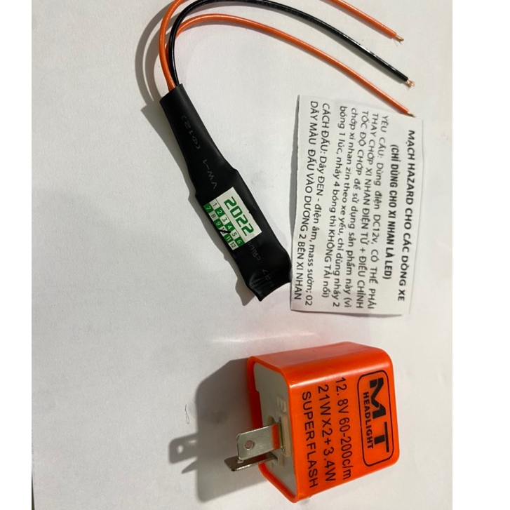 Mạch Haza Nháy 4 Bóng Xi Nhan Gắn Các Dòng Xe Máy