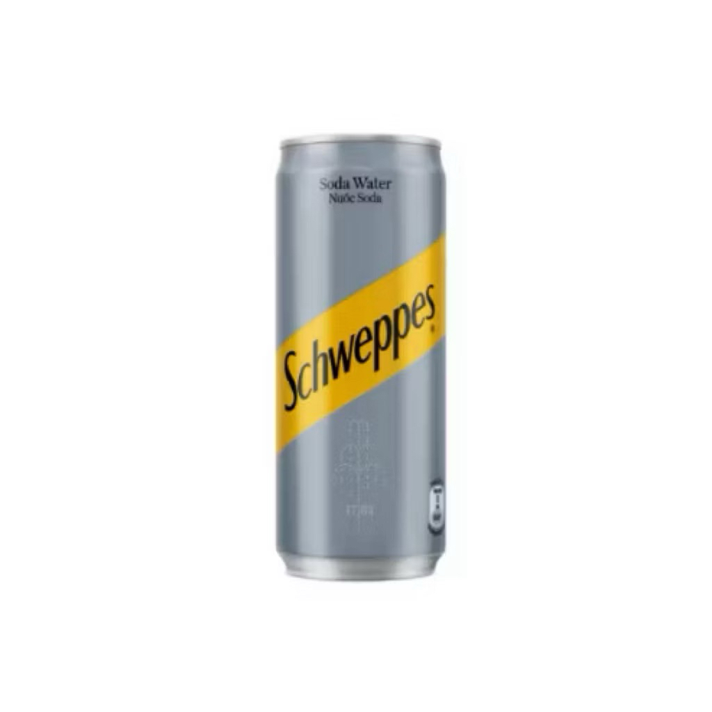 [lốc 6lon] Schweppes Tonic, Schweppes Ginger Ale, Schweppes Soda, nước pha chế cocktail