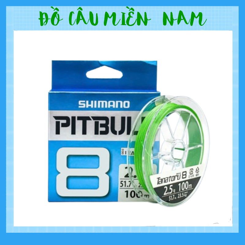 Dây Dù Câu Cá Simano Pitbull X4- X8 Và X12 Độ Bền Tốt
