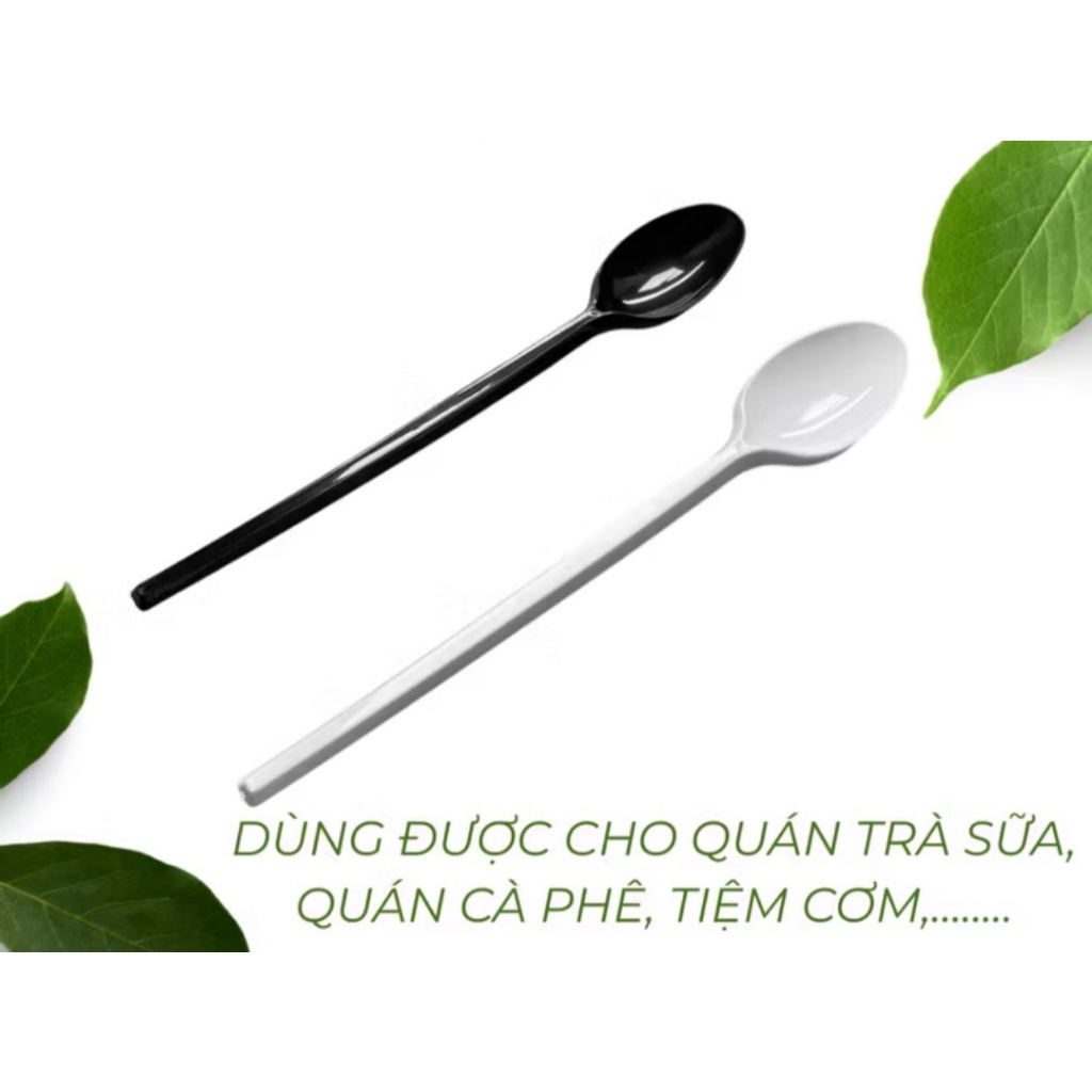 Thùng 2500 cái muỗng nhựa 20cm đủ màu (bao bì có thể thay đổi)_ hương nga