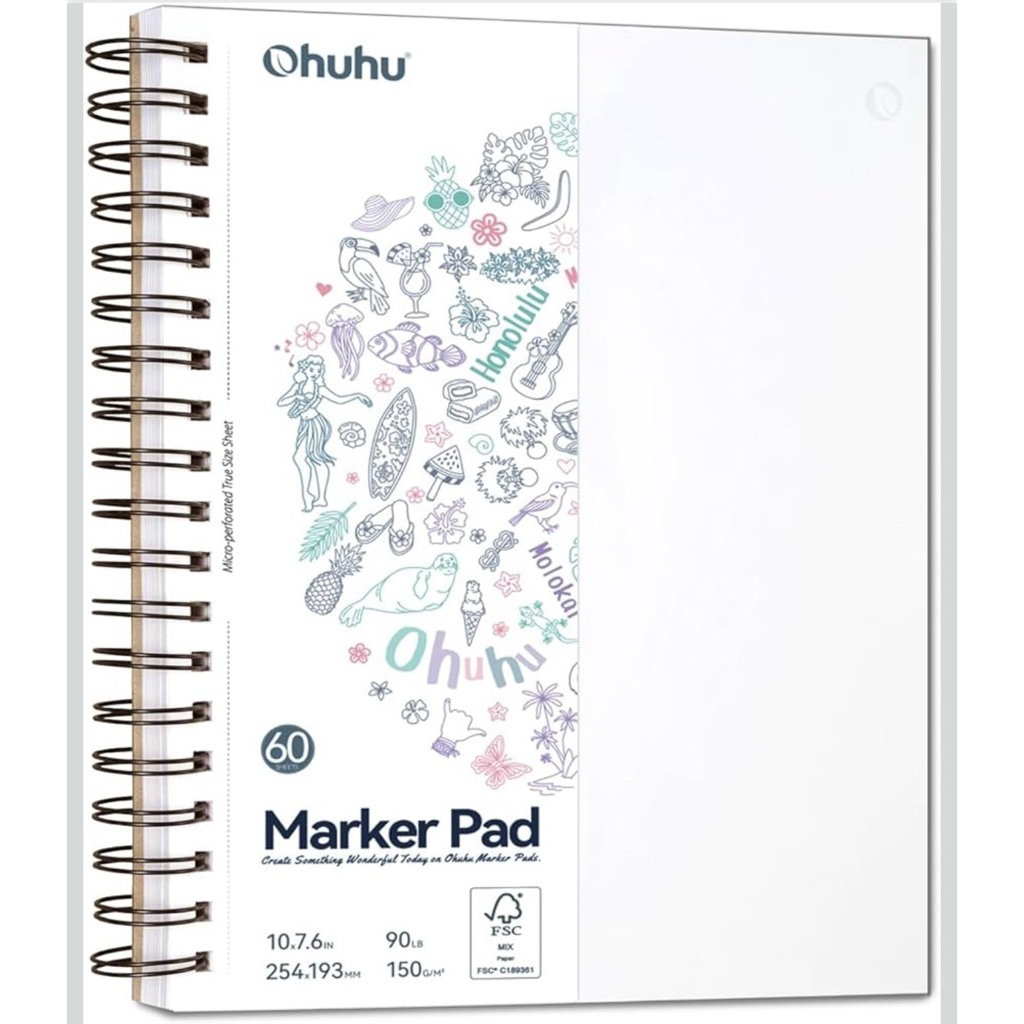 Ohuhu Sketchbook Marker Pen 254mm x 178mm Drawing Paper