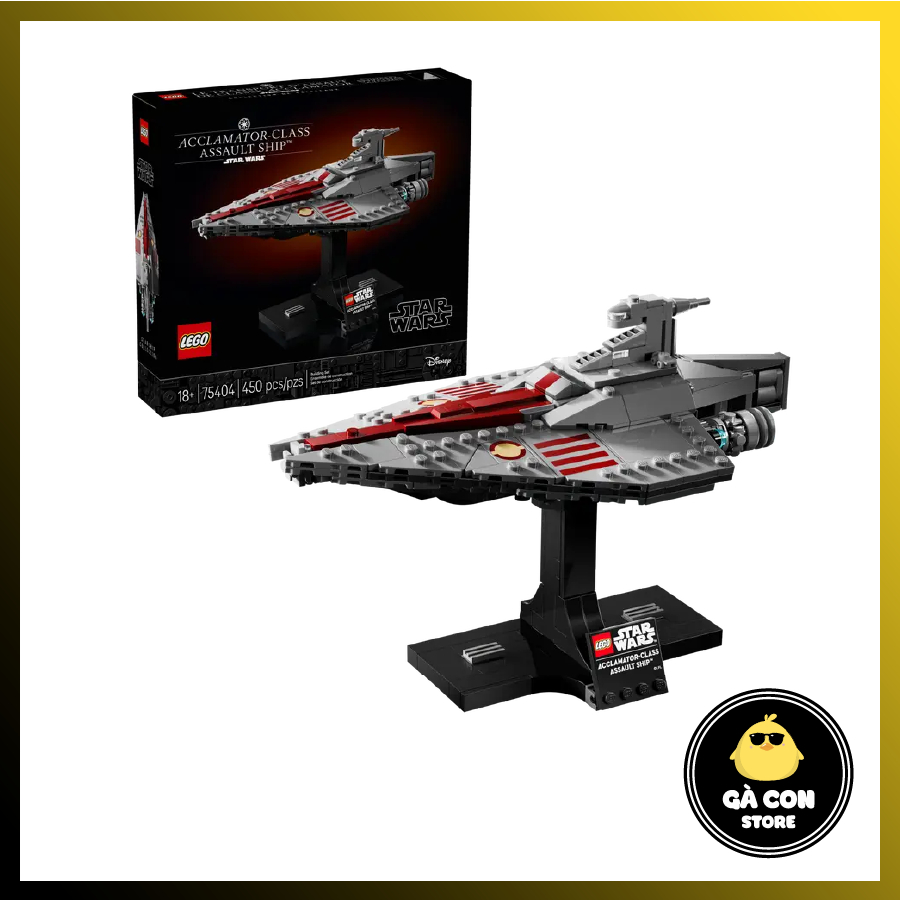 Đồ chơi lắp ráp Star Wars 75404 Acclamator-Class Assault Ship - Tàu Chiến Acclamator ( Hàng có sẵn )