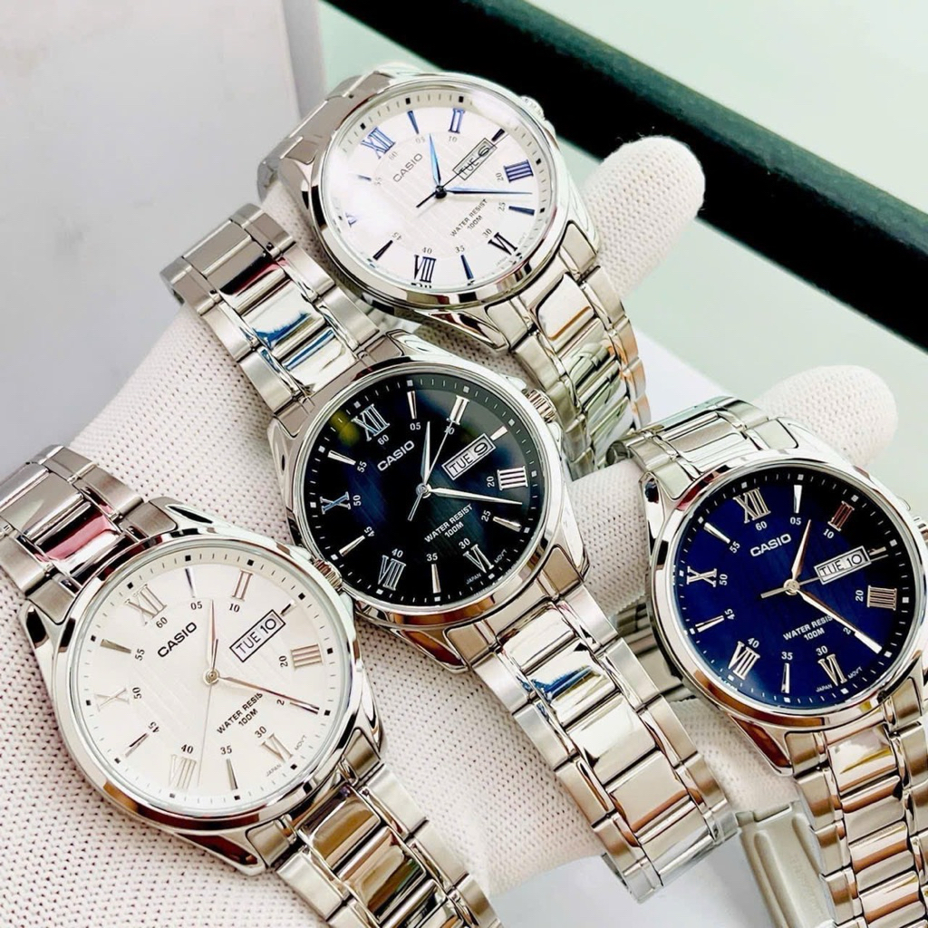 Đồng Hồ Nam Casio MTP-1384D - Dây Thép Không Gỉ - Máy Quartz Nhật Bản - Size 41mm Lịch Lãm Công Sở