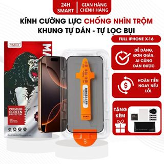 [MUA 3 TẶNG 1]COMBO 3 Kính Cường Lực Chống Nhìn Trộm 360 Độ Tự Dán Tự Rút Bụi Phủ Nano Cảm Ứng Siêu Mượt, Tiện Lợi