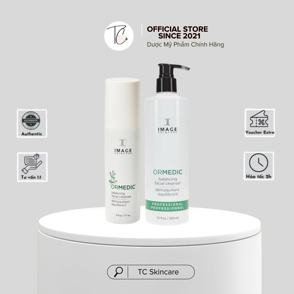 [Công Ty] Sữa Rửa Mặt Dịu Nhẹ Làm Sạch Sâu và Cân Bằng Da Image Ormedic Balancing Facial Cleanser