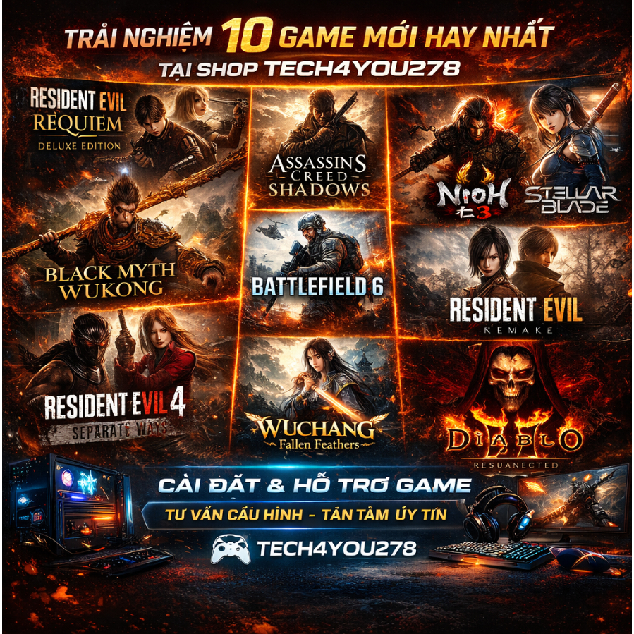 Ổ CỨNG HDD GAME 2.5 INCH 2TB | 1TB | 500GB |  GAME THEO YÊU CẦU KÈM BOX CHO LAPTOP PC DÀNH CHO CÁC G